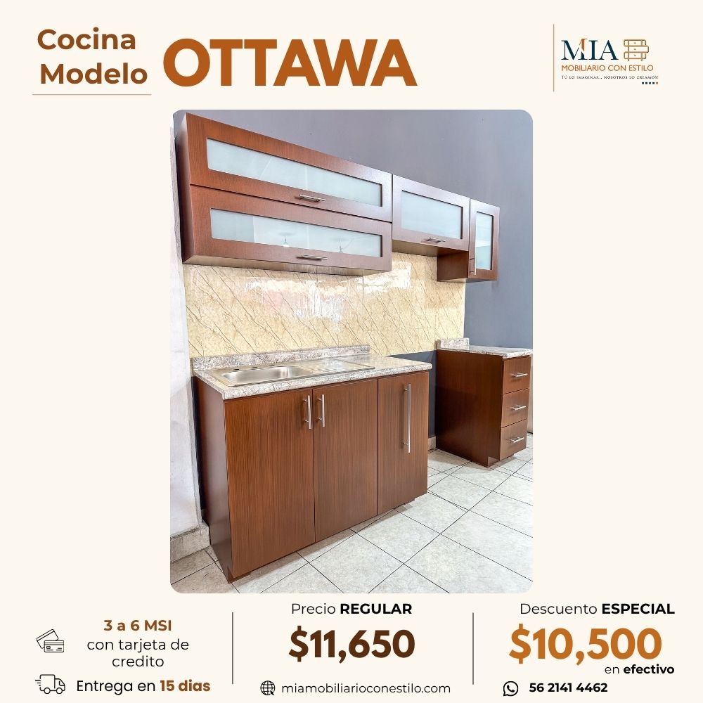 Cocina Ottawa 2.40 m lineales - Image 2