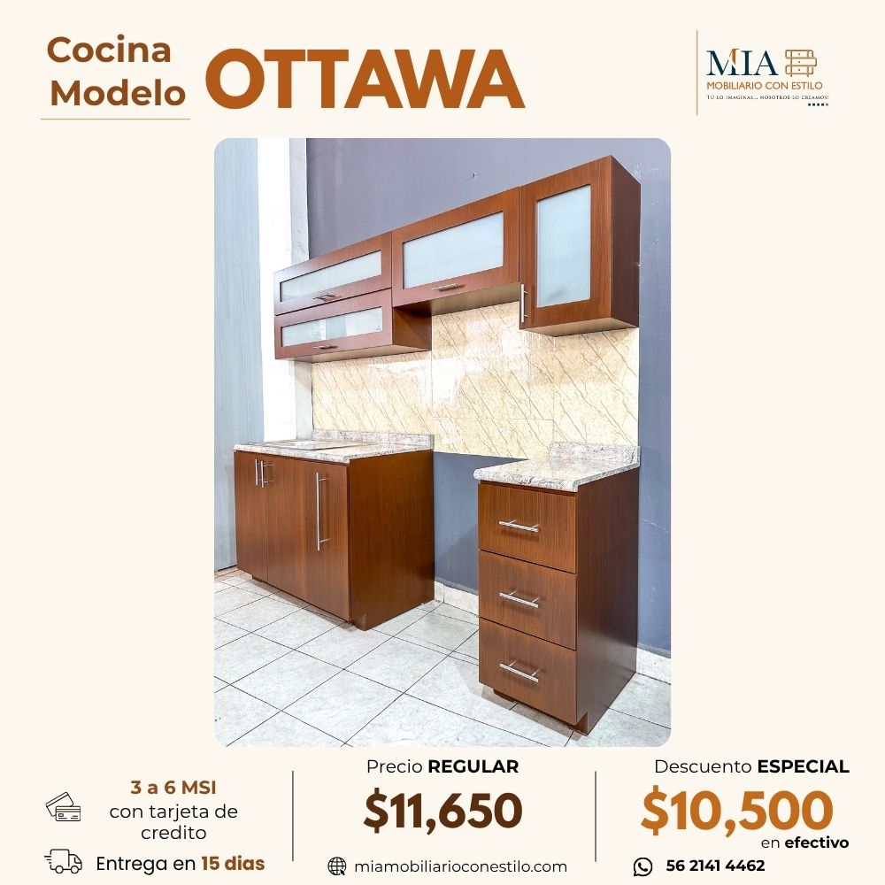 Cocina Ottawa 2.40 m lineales - Image 3